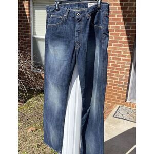 Polo Ralph Lauren Straight Jeans Men's 33x32 Blue Denim Cotton Comfort Pockets